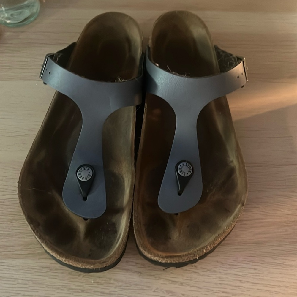 Birkenstock Gizeh W Sz 39 light worn Anthracite